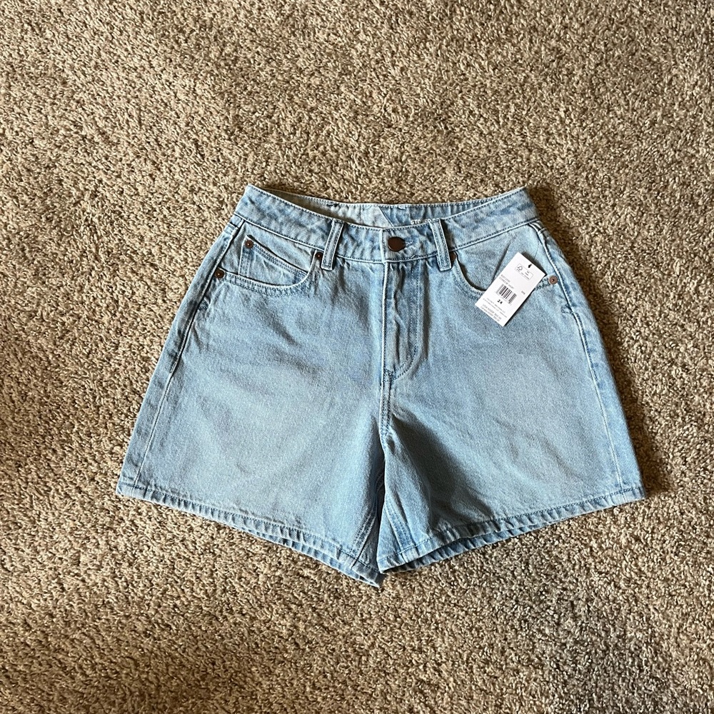 Women's Light Blue Denim Shorts